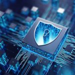 Portada del informe "Seguridad en la Nube 2025: Soluciones Fortinet y DigitiWorld", con un chip de seguridad y un escudo protector.