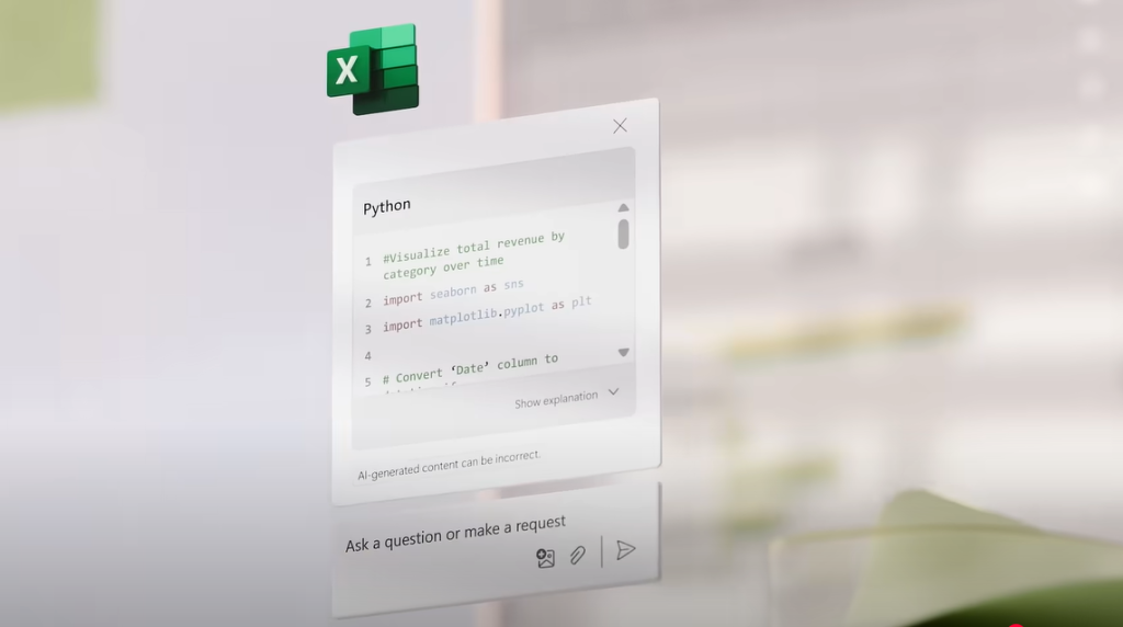 Excel con copilot
