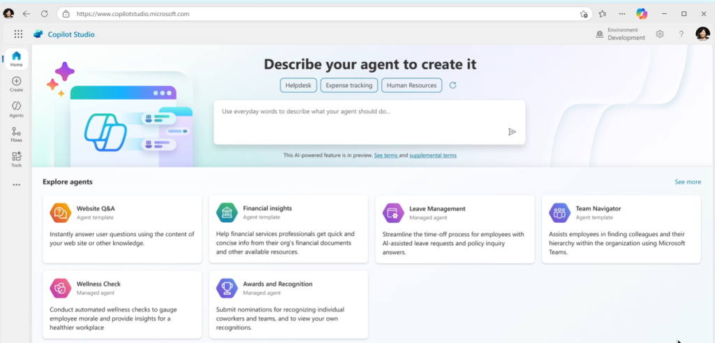 Microsoft Copilot Studio para empresas